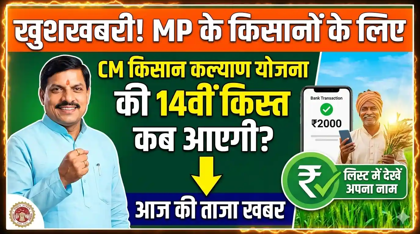 CM Kisan Kalyan Yojana 14th Installment Date