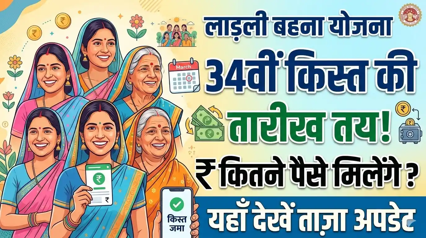 Ladli Behna Yojana 34th Installment Date