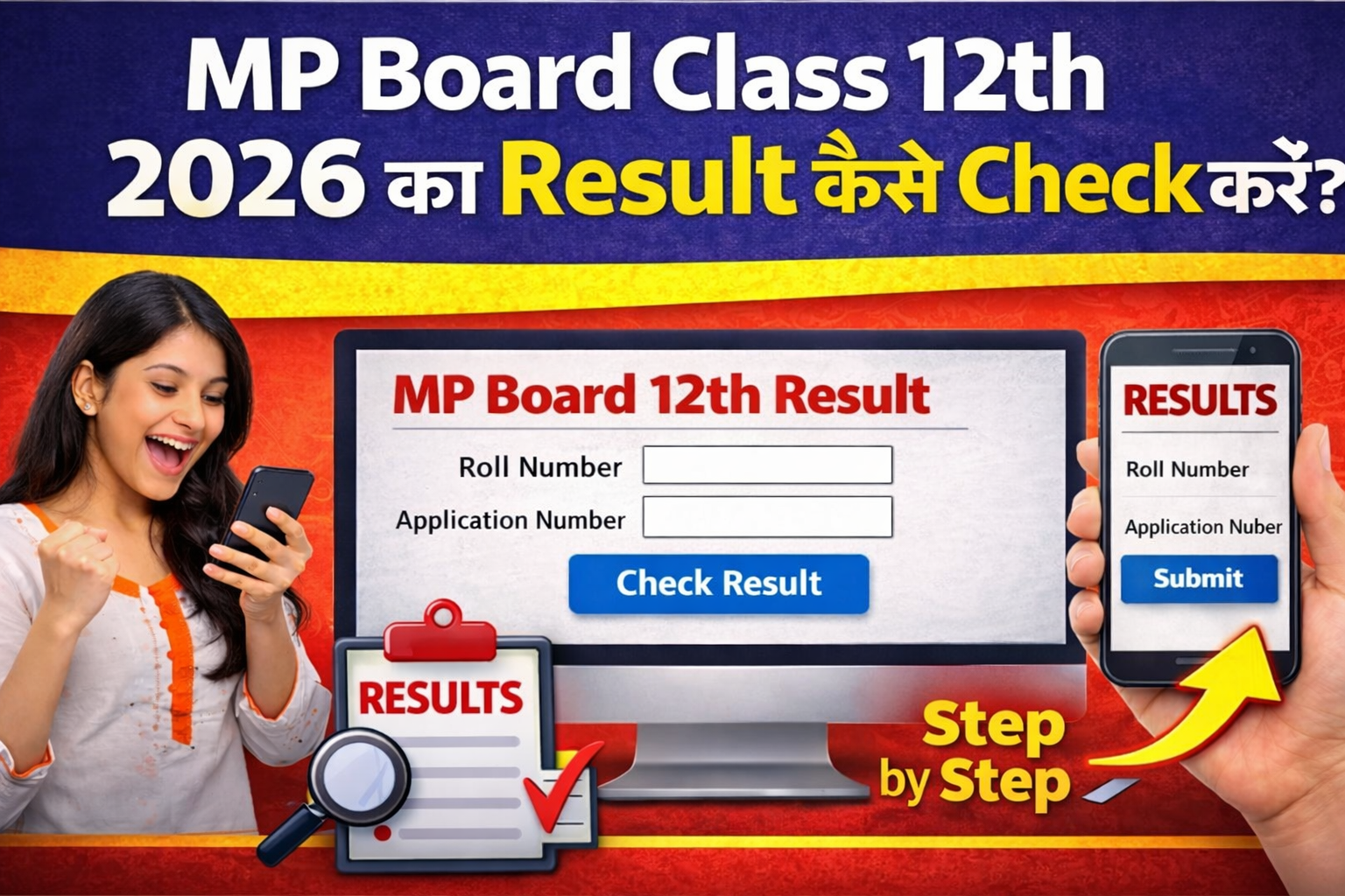 MP Board Class 12th 2026 Ka Result Kaise Check Kare